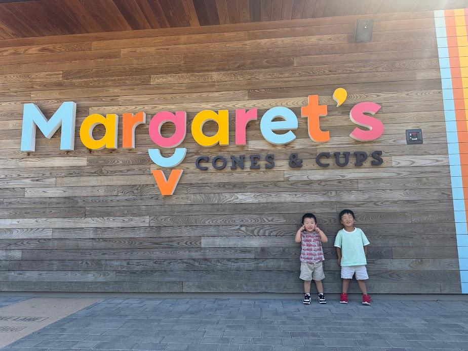 Margaret's Cones with kids
