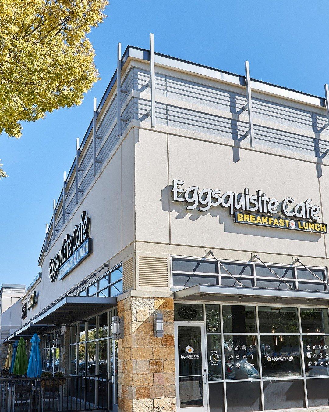 exterior view of the Eggsquisite Cafe