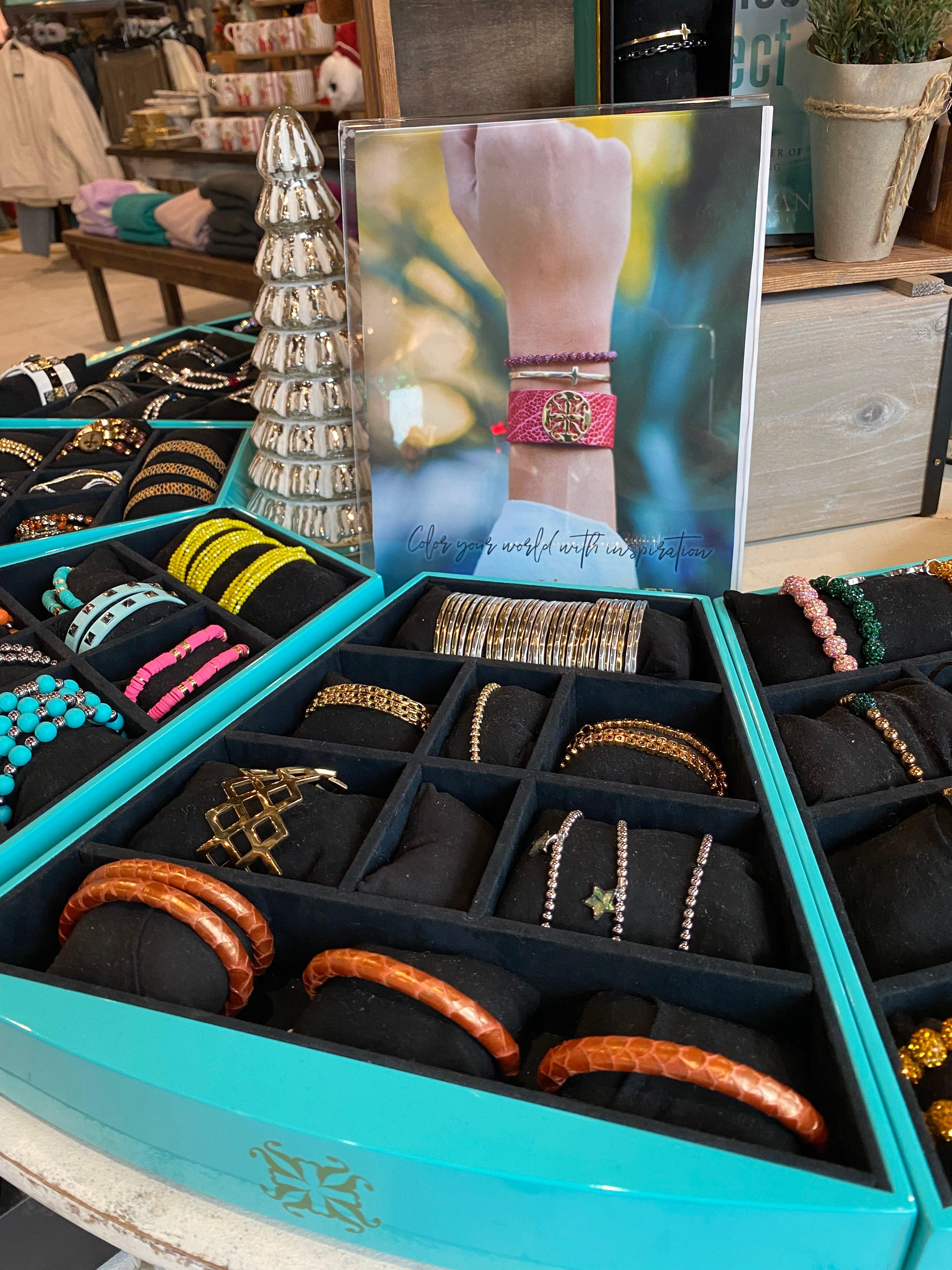 jewelry display at a boutique