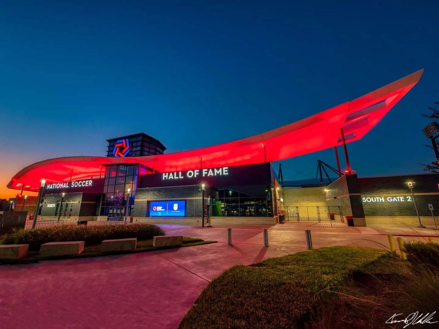 exterior of the National Soccer Hall of Fame