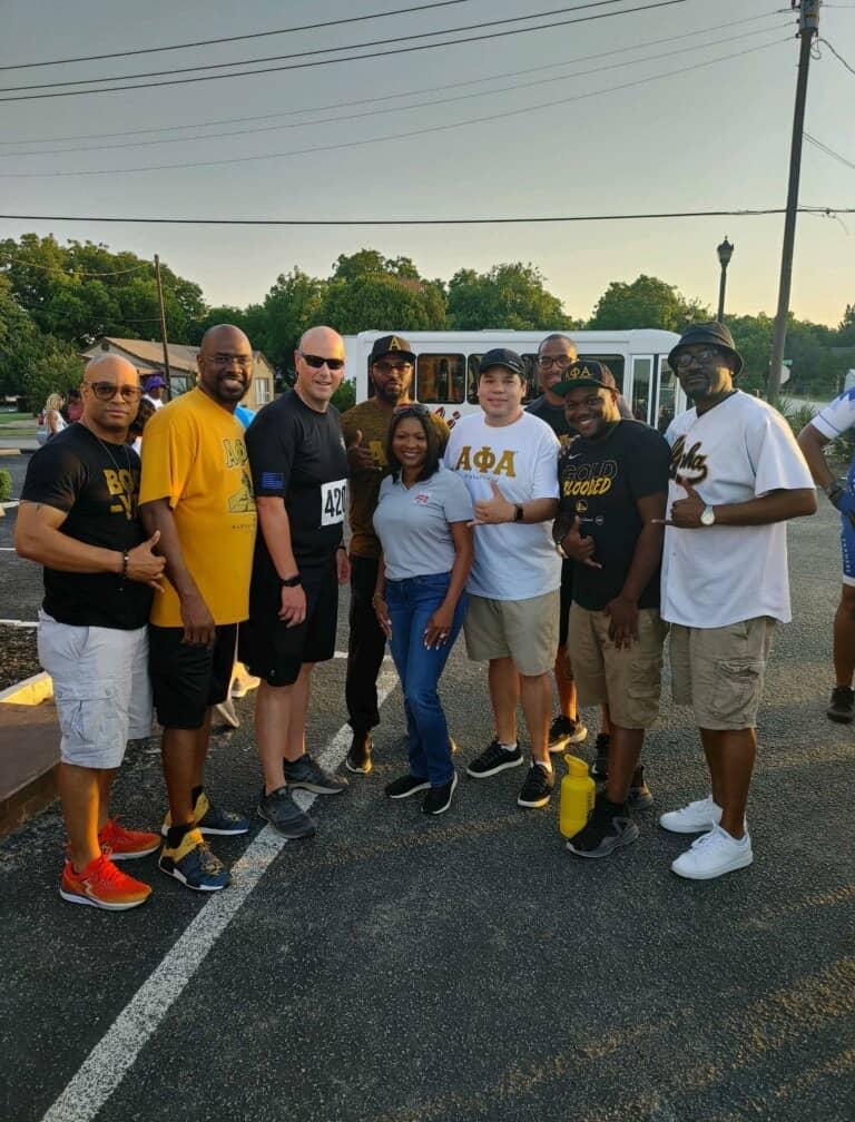 A group of people posing for a photo